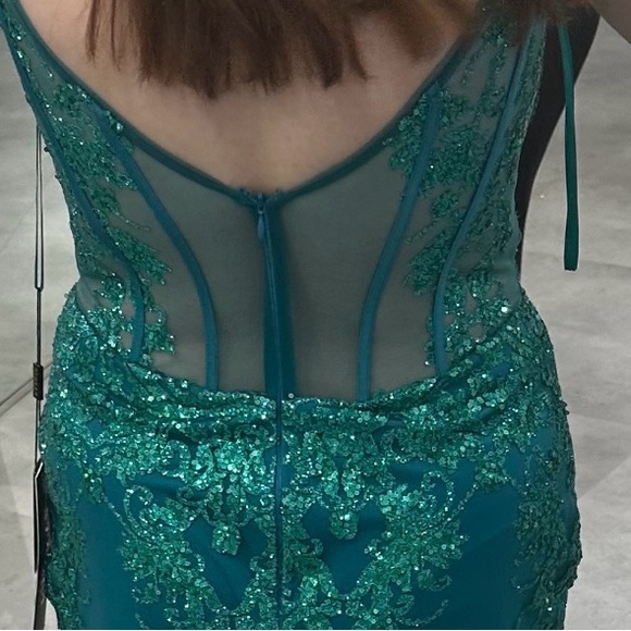 Beautiful prom/pageant dress Size 12 - Picture 4 of 8